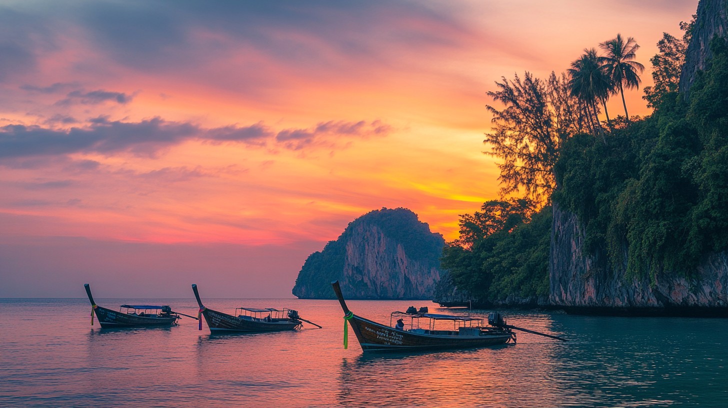 ชายฝั่งอันงดงามของประเทศไทย